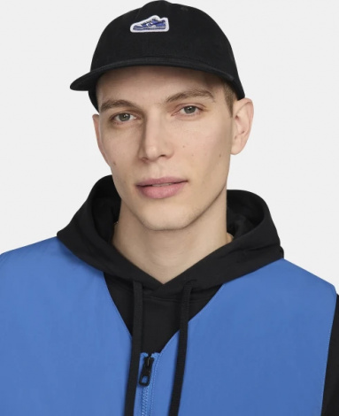 Кепка Nike U NK CLUB CAP U FB DUNK PTCH L черная FN4404-010