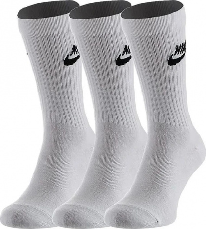 Шкарпетки Nike U NK NSW EVRY ESSENTIAL CREW білі (3 пари) SK0109-100
