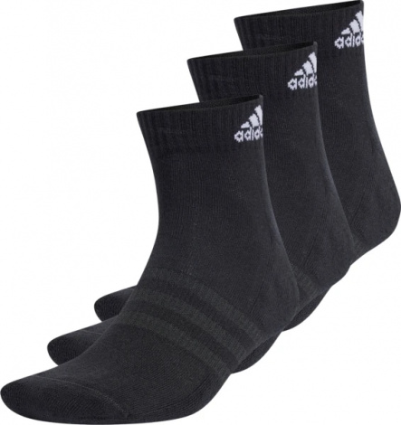 Шкарпетки Adidas CUSHIONED SPORTSWEAR ANKLE 3P чорні (3 пари) IC1277