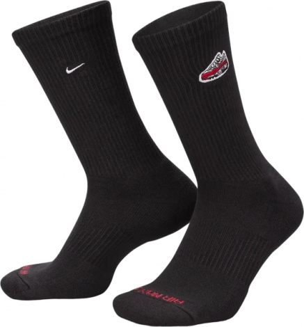 Шкарпетки Nike U NK EVERYDAY PLUS CUSH CREW 1 чорні FQ0327-010