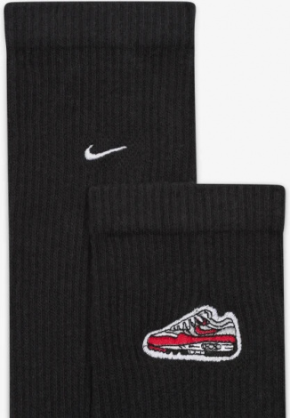 Шкарпетки Nike U NK EVERYDAY PLUS CUSH CREW 1 чорні FQ0327-010