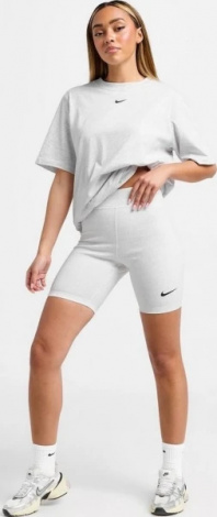 Велосипедки жіночі Nike W NSW NK CLSC HR 8IN SHORT світло-сірі DV7797-051