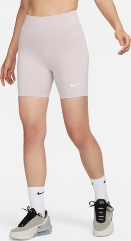 Велосипедки жіночі Nike W NSW NK CLSC HR 8IN SHORT світло-фіолетові DV7797-019