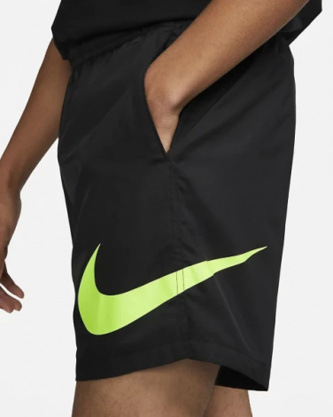 Шорты Nike M NSW REPEAT SW WVN SHORT черные FJ5319-010