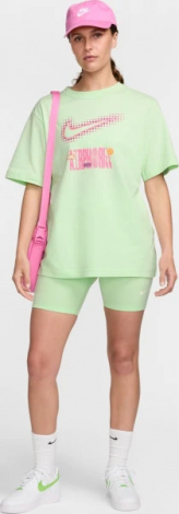 Велосипедки жіночі Nike W NSW NK CLSC HR 8IN SHORT світло-зелені DV7797-376