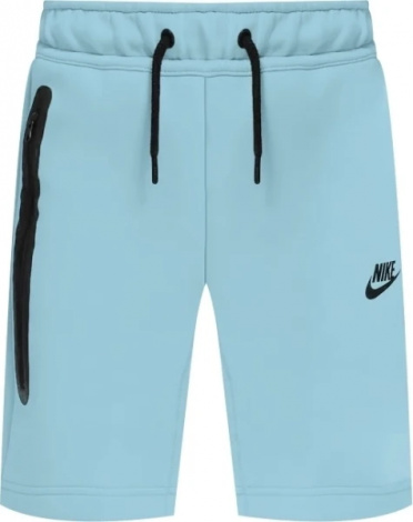 Шорти підліткові Nike TECH FLEECE світло-блакитні FD3289-464