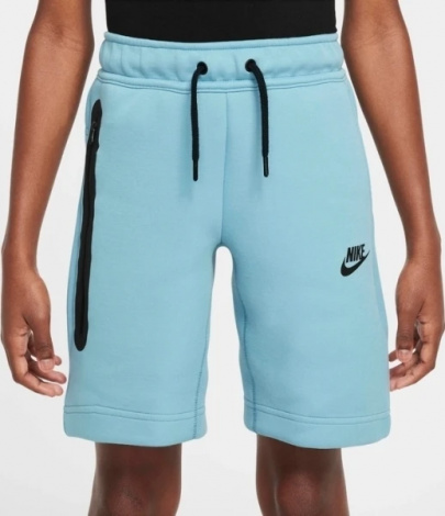 Шорти підліткові Nike TECH FLEECE світло-блакитні FD3289-464