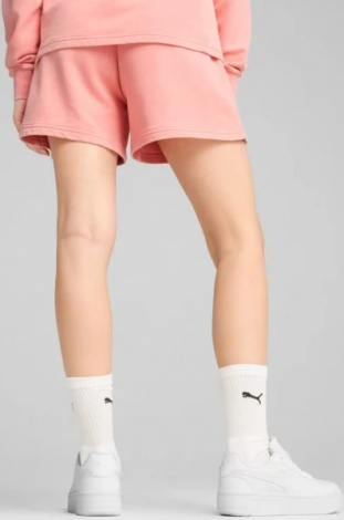 Шорты женские Puma CLASS WASHED 5" светло-розовые 68503518
