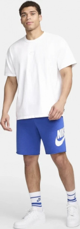 Шорты Nike M NK CLUB ALUMNI HBR FT SHORT синие DX0502-480