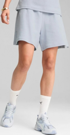 Шорты женские Puma HER 5" HIGH-WAIST дымчато-голубые 68506247