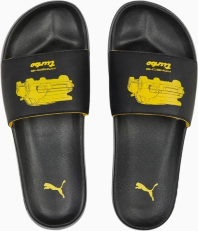 Шльопанці Puma PORSCHE LEGACY LEADCAT 2.0 чорно-жовті 30756801