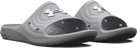 Шлепанцы женские Under Armour LOCKER IV SLIDES серые 3027013-100