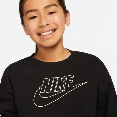 Світшот підлітковий Nike U FLYEASE PLAY CREW чорний DM8539-010