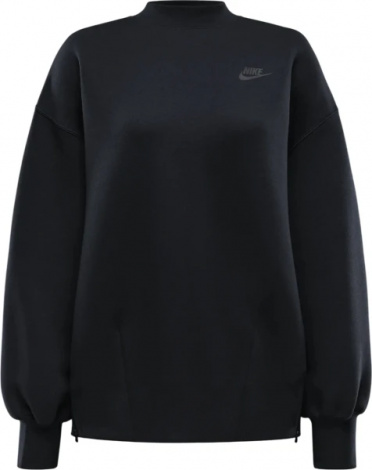 Світшот жіночий Nike SPORTSWEAR TECH FLEECE OVERSIZED CREW-NECK SWEATSHIRT чорний FV8041-010