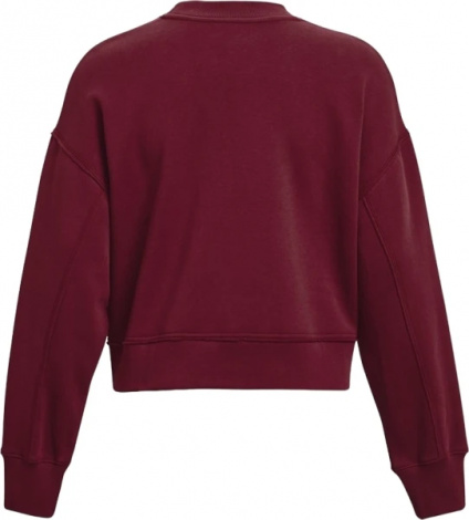 Світшот жіночий Under Armour PROJECT ROCK FLEECE бордовий 1370546-626