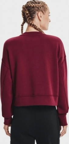 Світшот жіночий Under Armour PROJECT ROCK FLEECE бордовий 1370546-626
