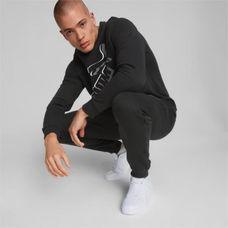 Свитшот Puma ESS+ BIG LOGO CREW черный 84986301