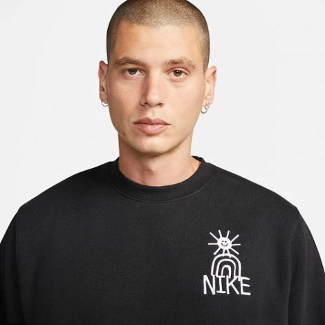 Свитшот Nike NSW HBR-C BB CREW черный DQ4072-010