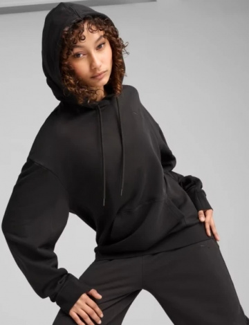 Худи женское Puma HER RELAXED черное 68505701