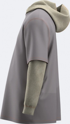 Худи Joma MIMETIC серое 700084.171