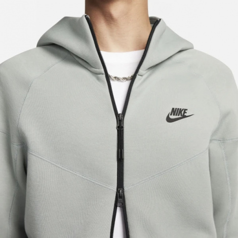 Толстовка Nike M NK TCH FLC FZ WR HOODIE зелена FB7921-330