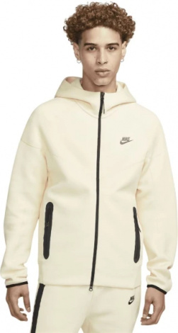Толстовка Nike M NK TCH FLC FZ WR HOODIE молочна FB7921-113