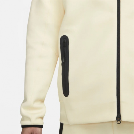 Толстовка Nike M NK TCH FLC FZ WR HOODIE молочна FB7921-113