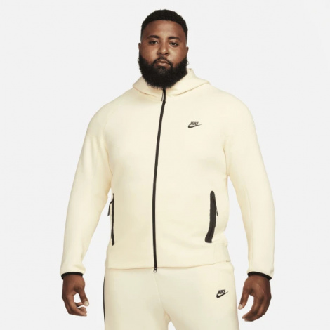 Толстовка Nike M NK TCH FLC FZ WR HOODIE молочна FB7921-113