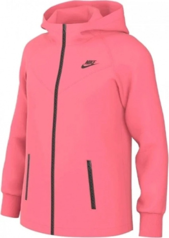 Толстовка підліткова Nike TECH FLEECE коралова FD2979-629