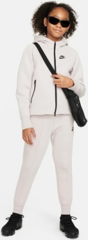 Толстовка підліткова Nike TECH FLEECE світло-бузкова FD2979-019