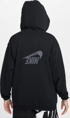 Толстовка підліткова Nike G NSW DF FLC OVRSZD HDY DNCE чорна FZ5549-010