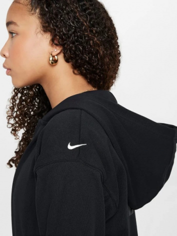 Толстовка підліткова Nike G NSW DF FLC OVRSZD HDY DNCE чорна FZ5549-010