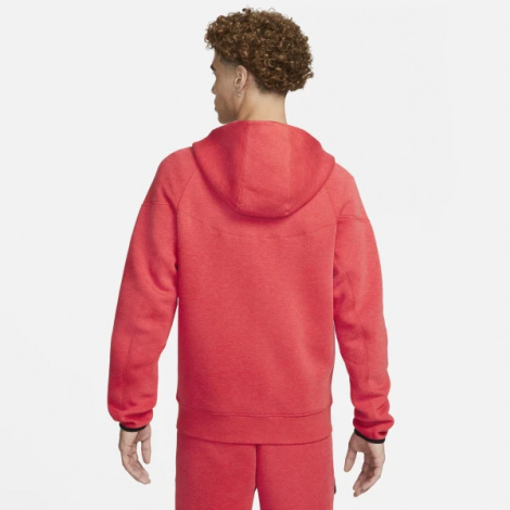 Толстовка Nike M NK TCH FLC FZ WR HOODIE красная FB7921-672