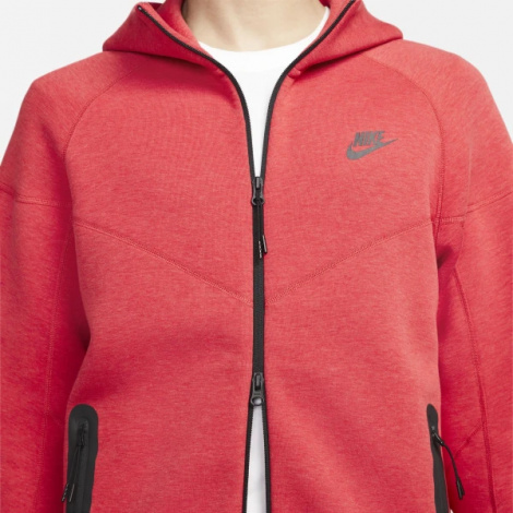 Толстовка Nike M NK TCH FLC FZ WR HOODIE красная FB7921-672