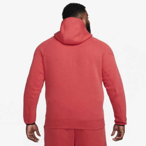 Толстовка Nike M NK TCH FLC FZ WR HOODIE красная FB7921-672