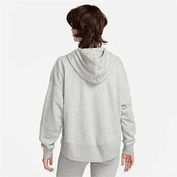 Толстовка женская Nike W NSW CLUB FLC HOODIE SSNL серая DV5645-063