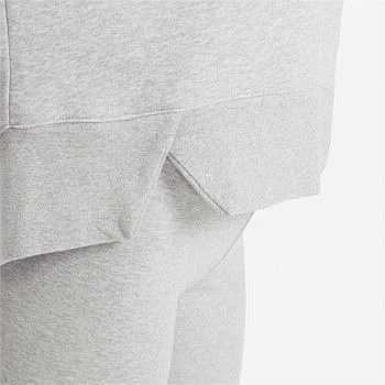 Толстовка женская Nike W NSW CLUB FLC HOODIE SSNL серая DV5645-063