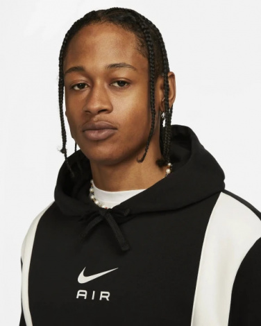 Худі Nike M SW SW AIR PO HOODY FLC BB чорно-біле FN7691-010