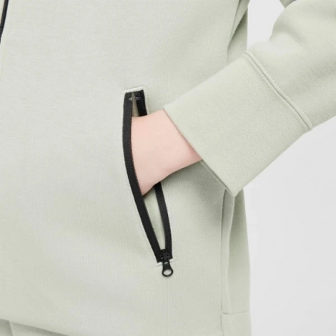 Толстовка підліткова Nike TECH FLEECE світло-зелена FD2979-370