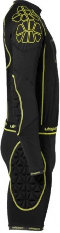 Компресійний комбінезон для воротаря Uhlsport BIONIKFRAME BODYSUIT чорно-жовтий 1005635 01