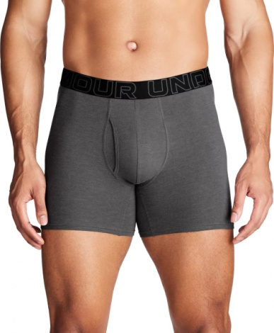 Трусы (боксерки) Under Armour PERFORMANCE COTTON 6IN 3-PACK BOXERJOCK серые, черные, красные (3 пары) 1383889-025