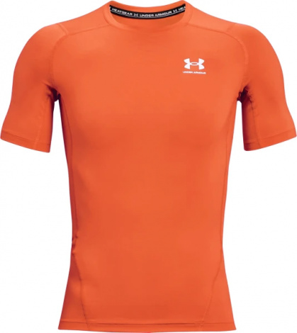 Футболка компресійна Under Armour HEATGEAR SHORT SLEEVE помаранчева 1361518-847