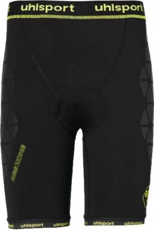 Термобілизна шорти для воротаря Uhlsport BIONIKFRAME UNPADDED SHORT чорно-жовті 1005640 01