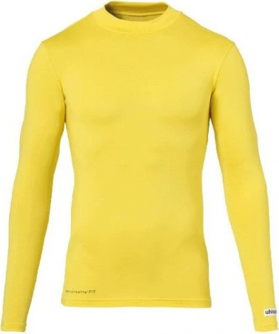 Футболка компресійна Uhlsport BASELAYER жовта 1003078 07