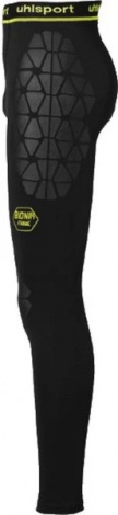 Термобілизна лосини Uhlsport BIONIKFRAME RES LONGTIGHT чорно-жовті 1005643 01