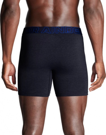 Трусы (боксерки) Under Armour PERFORMANCE COTTON 6IN 3-PACK BOXERJOCK синие, темно-синие, серые (3 пары) 1383889-410