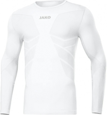 Термобелье футболка с длинным рукавом Jako COMFORT RECYCLED белая 6456-000