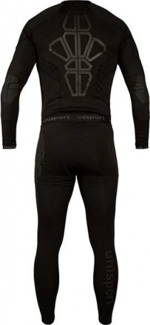 Компрессионный комбинезон для вратаря Uhlsport BIONIKFRAME LONGSUIT BLACK EDITION черный 1005650 02