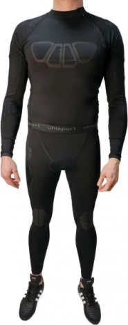 Компрессионный комбинезон для вратаря Uhlsport BIONIKFRAME LONGSUIT BLACK EDITION черный 1005650 02