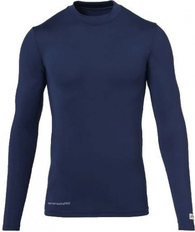Футболка компресійна дитяча Uhlsport BASELAYER темно-синя 1003078 04